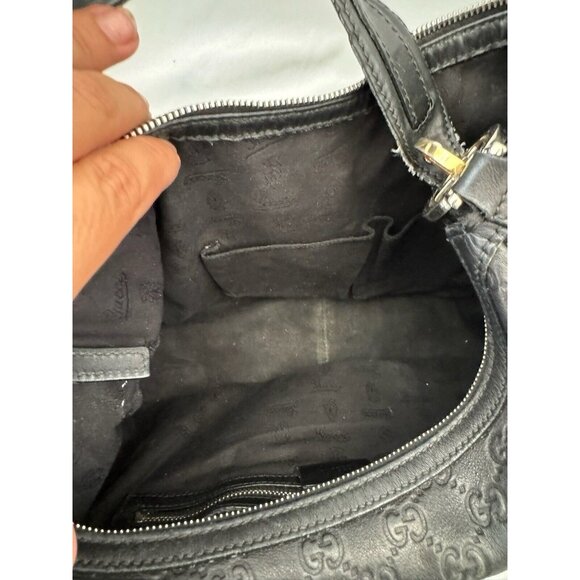 Gucci Guccissima Hobo GG Leather Twins Medium Shoulder Bag Brown - Picture 10 of 16